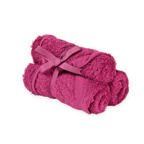 Pack of 3 Light Garnet Coloured Basic Towels