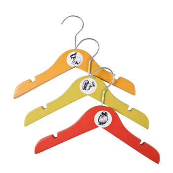 Kids Woodland Girls Hanger (Pack of 3)