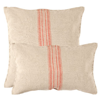 Cojín Lino Rayas