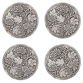 Bases para Copos Metal (Conjunto de 4)