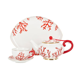 Vajilla Corallo