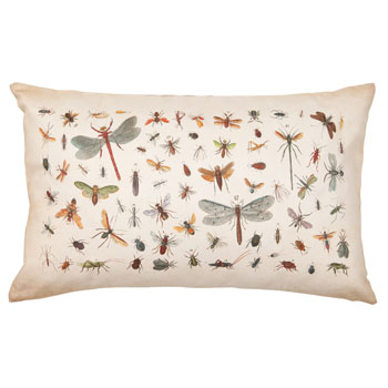 Cojín Insectos