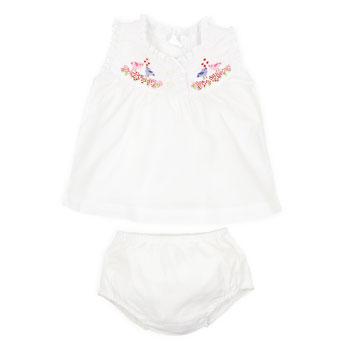Set de Bebé Bordado (0-12 Meses)