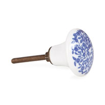 Tirador Florecitas Azules (Set de 2)