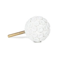 Tirador Redondo Flores (Set de 2)