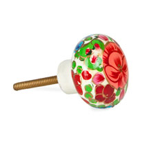 Tirador Kids Papel Maché Flores (Set de 2)