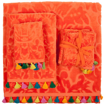 Toalha Pompons Cores