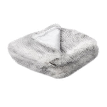 Two-tone Animal Fur Blanket