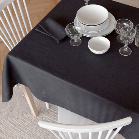 tischdecken zara home basic tischdecke aus dunkelgrauem leinen tischdecken zara home basic tischdecke aus dunkelgrauem leinen