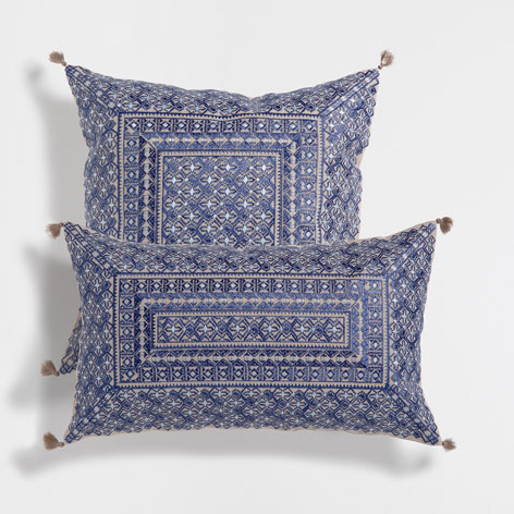 POMPOM EMBROIDERED CUSHION - Decorative Pillows - Decor - Home Collection - SALE Zara Home ...