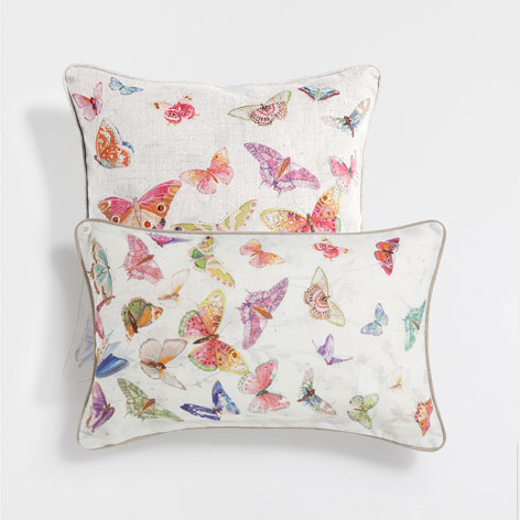BUTTERFLY PRINT CUSHION - Decorative Pillows - Decor - Home Collection - SALE Zara Home United ...