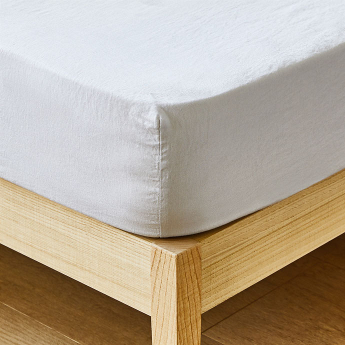 Zara Washed linen bottom sheet