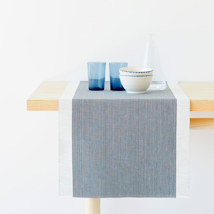 Zara COTTON TABLE RUNNER WITH CONTRASTING SIDE DETAIL