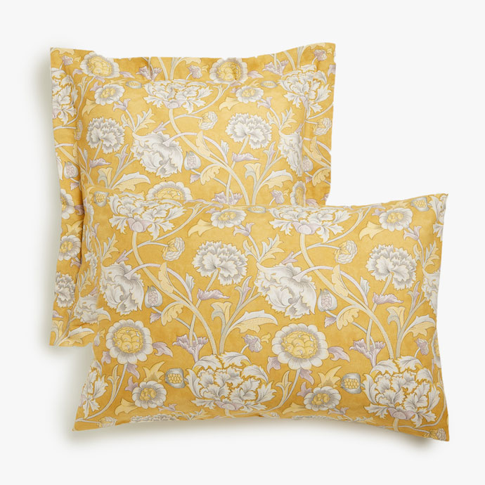 Zara Floral print pillowcase with coloured base