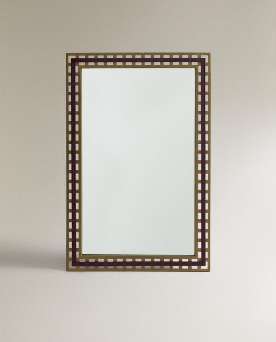 MIROIR CADRE GÉOMÉTRIQUE