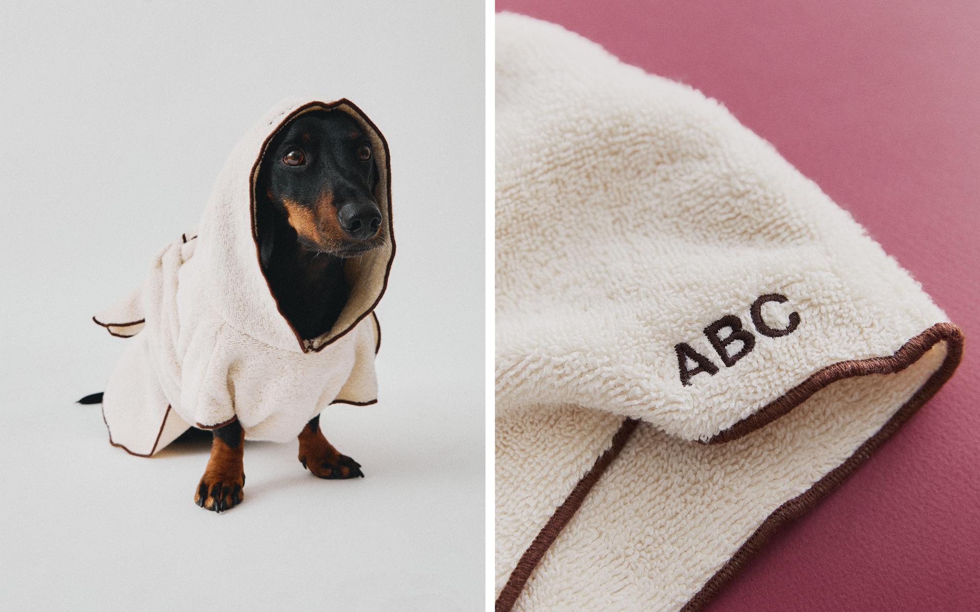 COTTON DRESSING GOWN WITH PETS