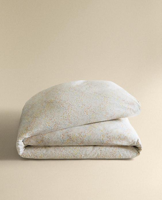 MINI FLORAL PRINT SATEEN DUVET COVER