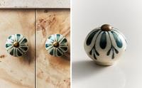 SET MÂNERE MOBILĂ CERAMICĂ FLOARE (SET DE 2)