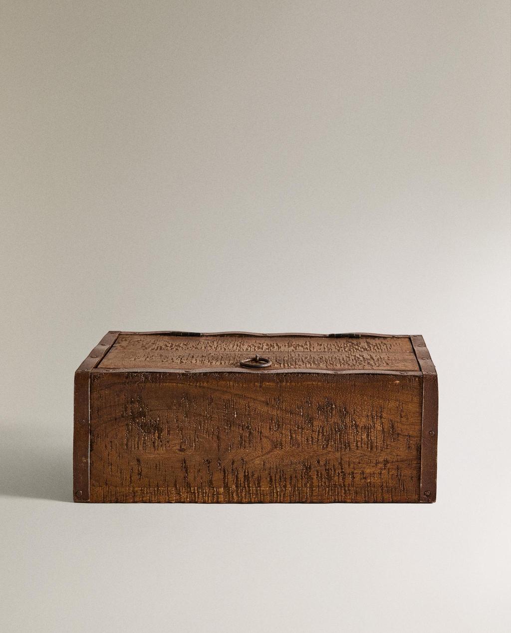 BOÎTE EN BOIS VIEILLI