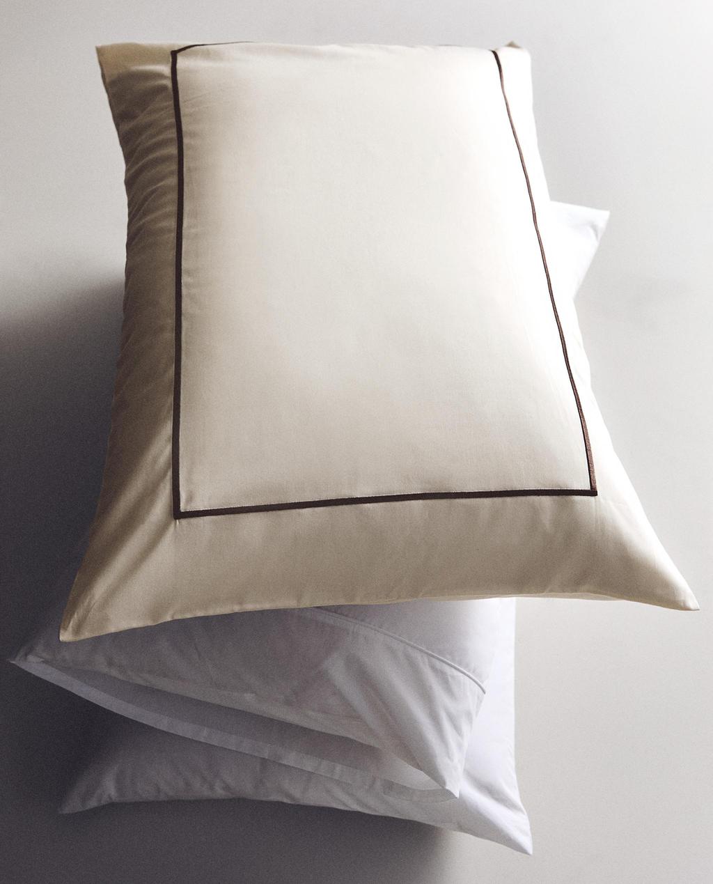 (400 THREAD COUNT) SCALLOPED SATEEN PILLOWCASE