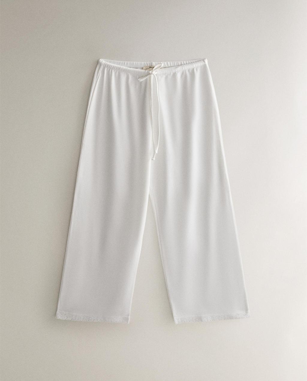 COTTON JERSEY TROUSERS