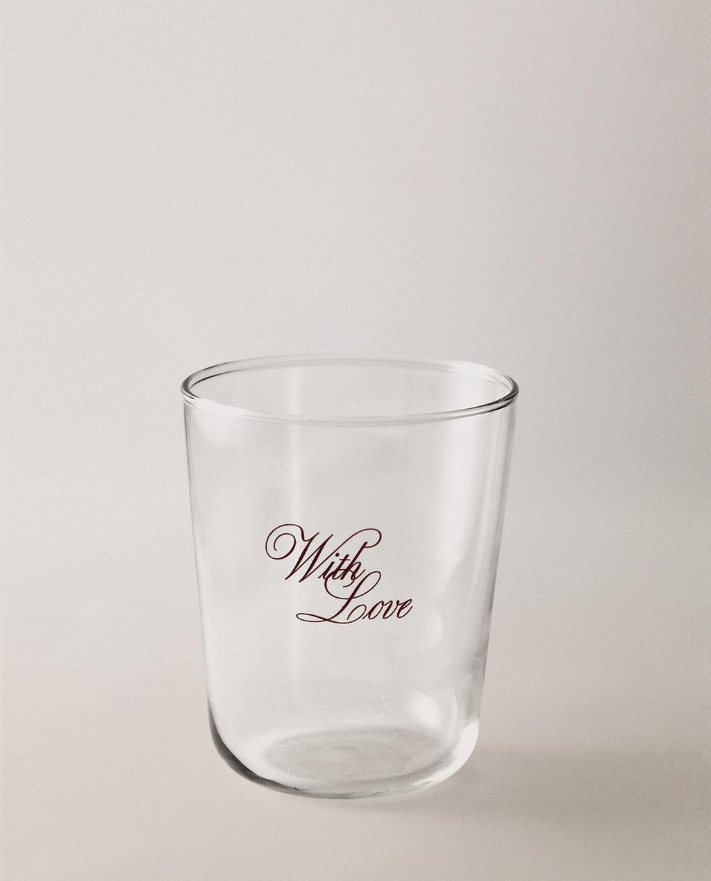 VASO VIDRIO "WITH LOVE"