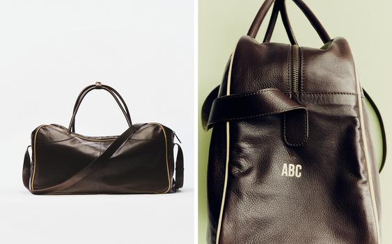 LEATHER GOLF BAG