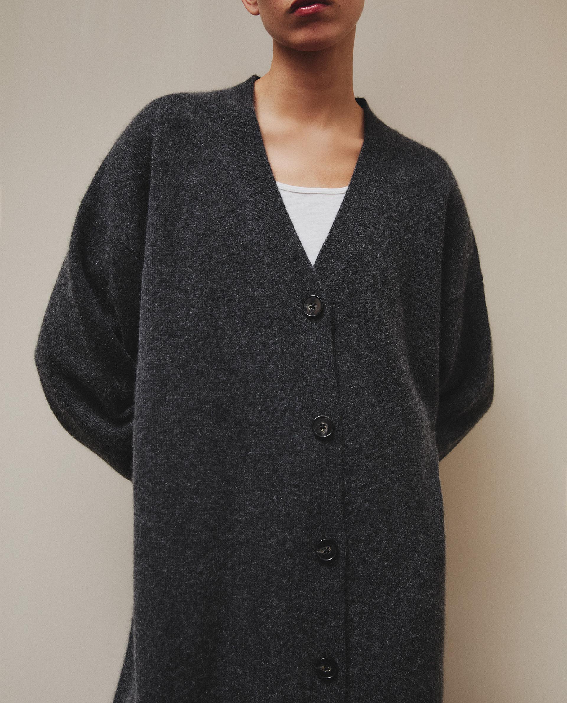 CHAQUETA LARGA CASHMERE