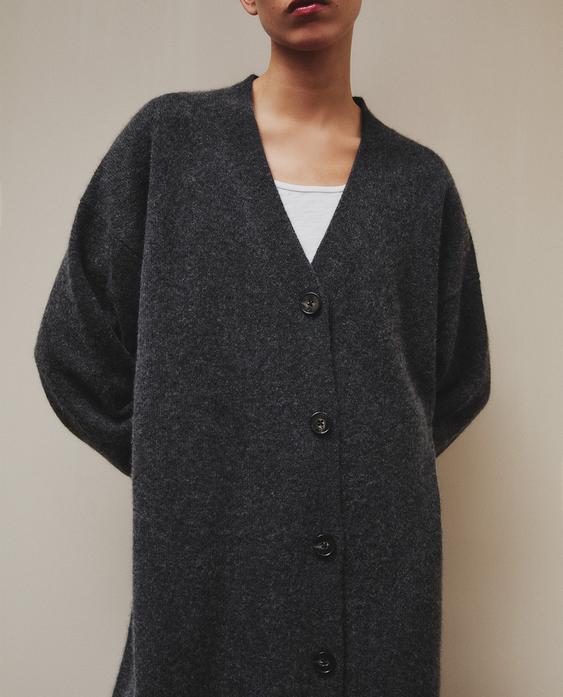 CHAQUETA LARGA CASHMERE