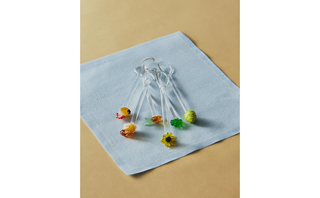 PACK OF EASTER GLASS DESSERT SPOONS (PACK OF 6)