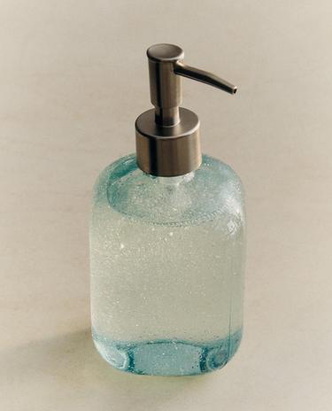 ΜΠΛΕ DISPENSER ΜΠΑΝΙΟΥ ΜΕ ΦΥΣΑΛΙΔΕΣ