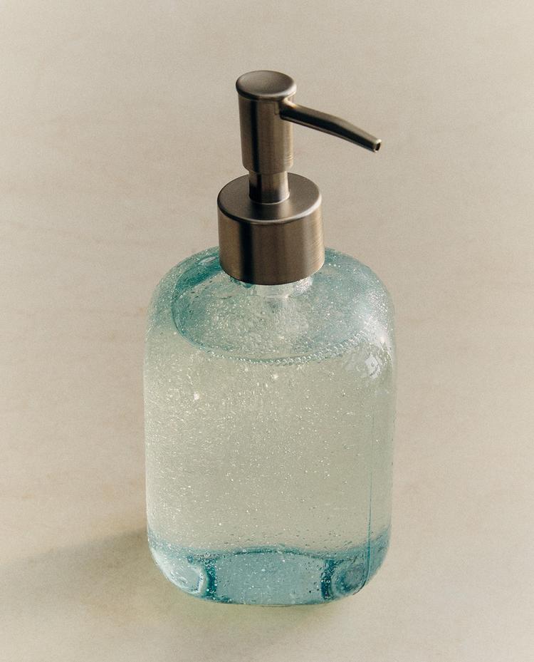 ΜΠΛΕ DISPENSER ΜΠΑΝΙΟΥ ΜΕ ΦΥΣΑΛΙΔΕΣ