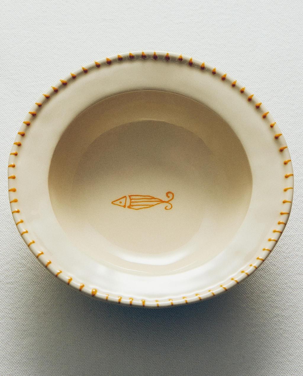 EARTHENWARE FISH BOWL
