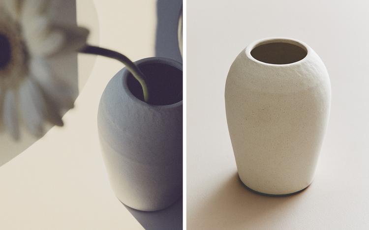 VASE CÉRAMIQUE TEXTURÉ