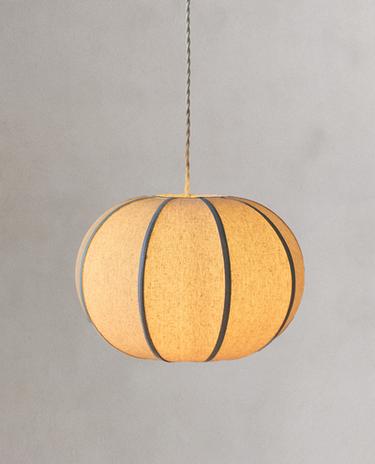 SMALL LINEN PENDANT LAMP