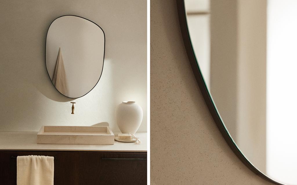 SMALL ASYMMETRIC WALL MIRROR
