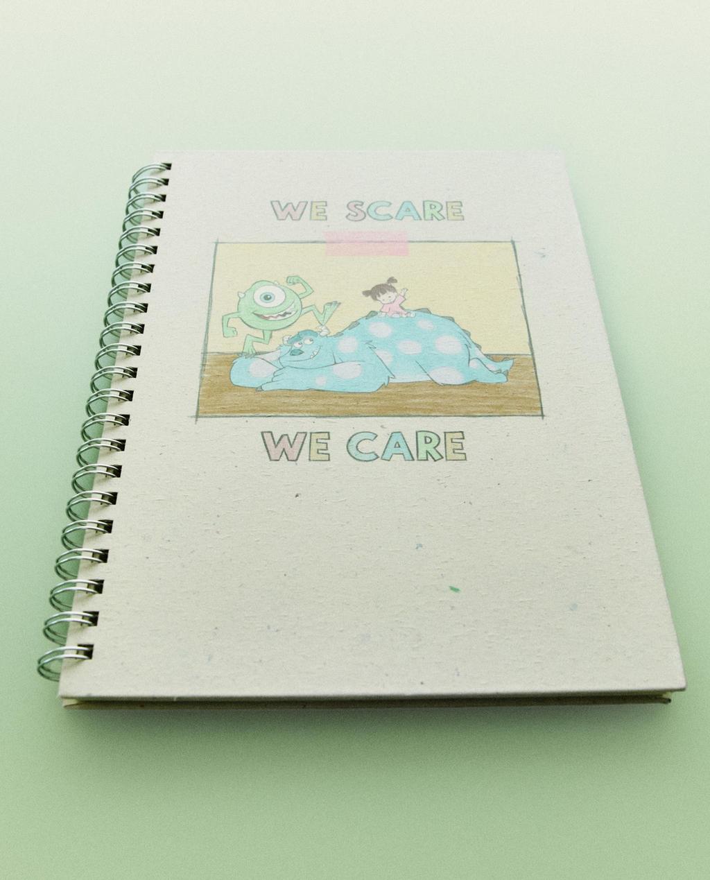 LIBRETA INFANTIL A4 MONSTRUOS, S.A. ©DISNEY/PIXAR