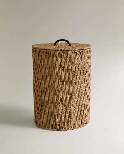 ROUND BASKET WITH LID