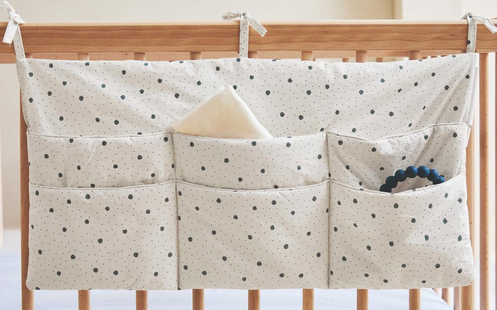 LEAF COTTON COT ORGANISER