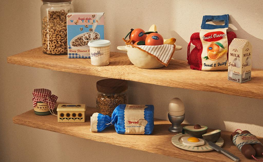 JOUET ENSEMBLE NOURRITURE PETIT DÉJEUNER