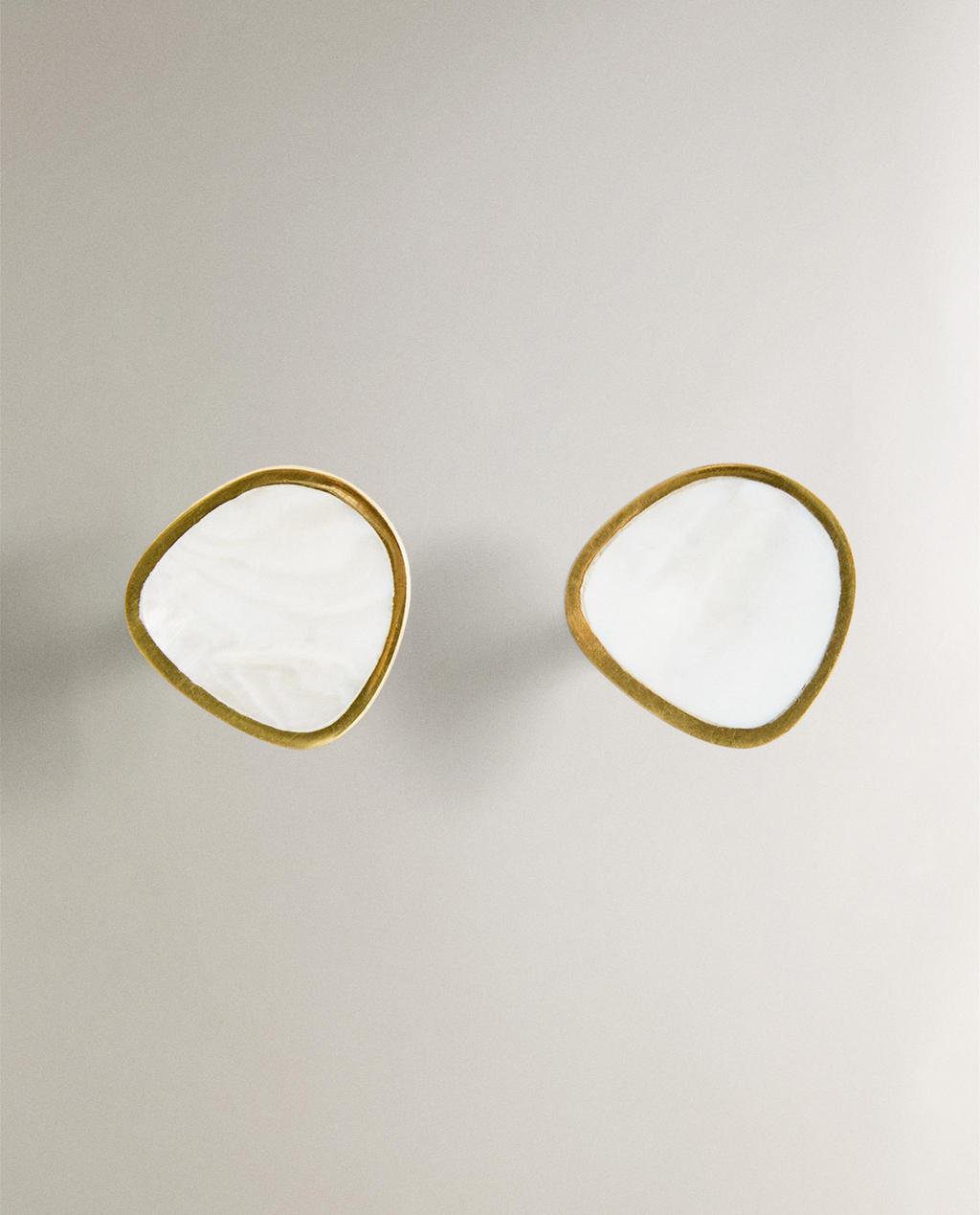 PACK OF IRREGULAR MOTHER-OF-PEARL DOOR KNOBS (PACK OF 2)