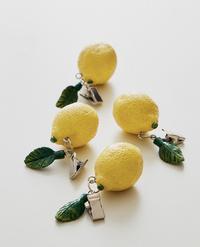 PACK PINZAS SUJETA MANTELES LIMONES (PACK DE 4)