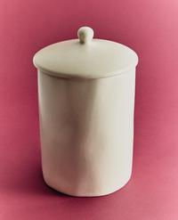 CERAMIC JAR WITH LID