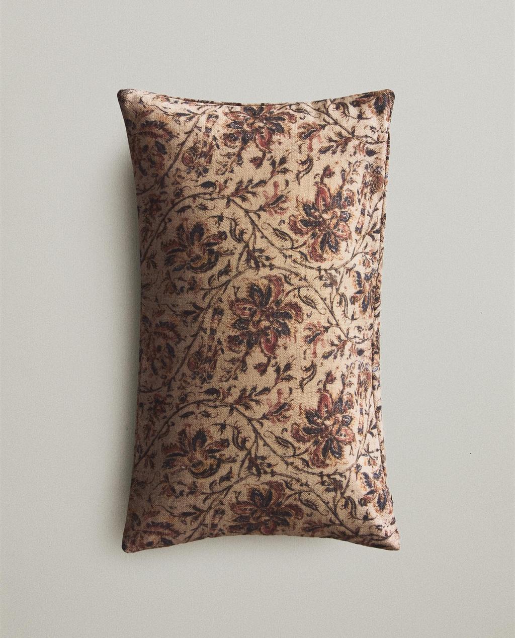 HOUSSE DE COUSSIN FLEURIE