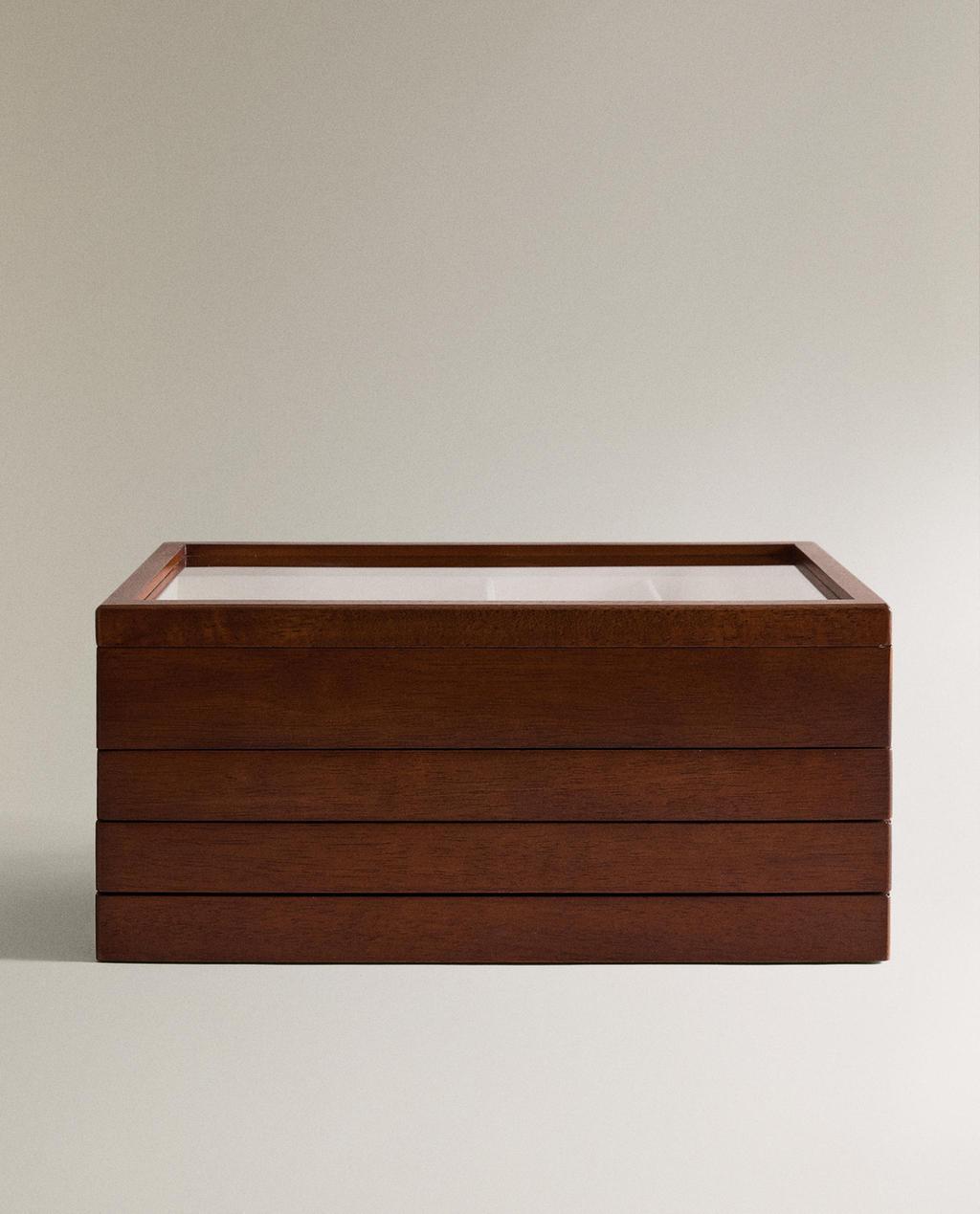GRANDE BOÎTE À BIJOUX EN BOIS
