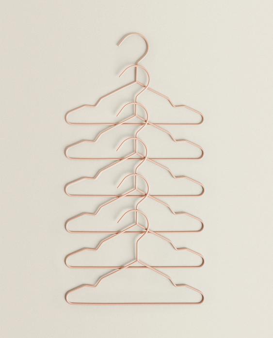 PACK OF RUBBERISED BABY HANGERS (PACK OF 6) PACK OF RUBBERISED BABY HANGERS (PACK OF 6)