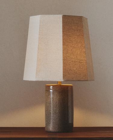 BORDLAMPE I STENTØJ