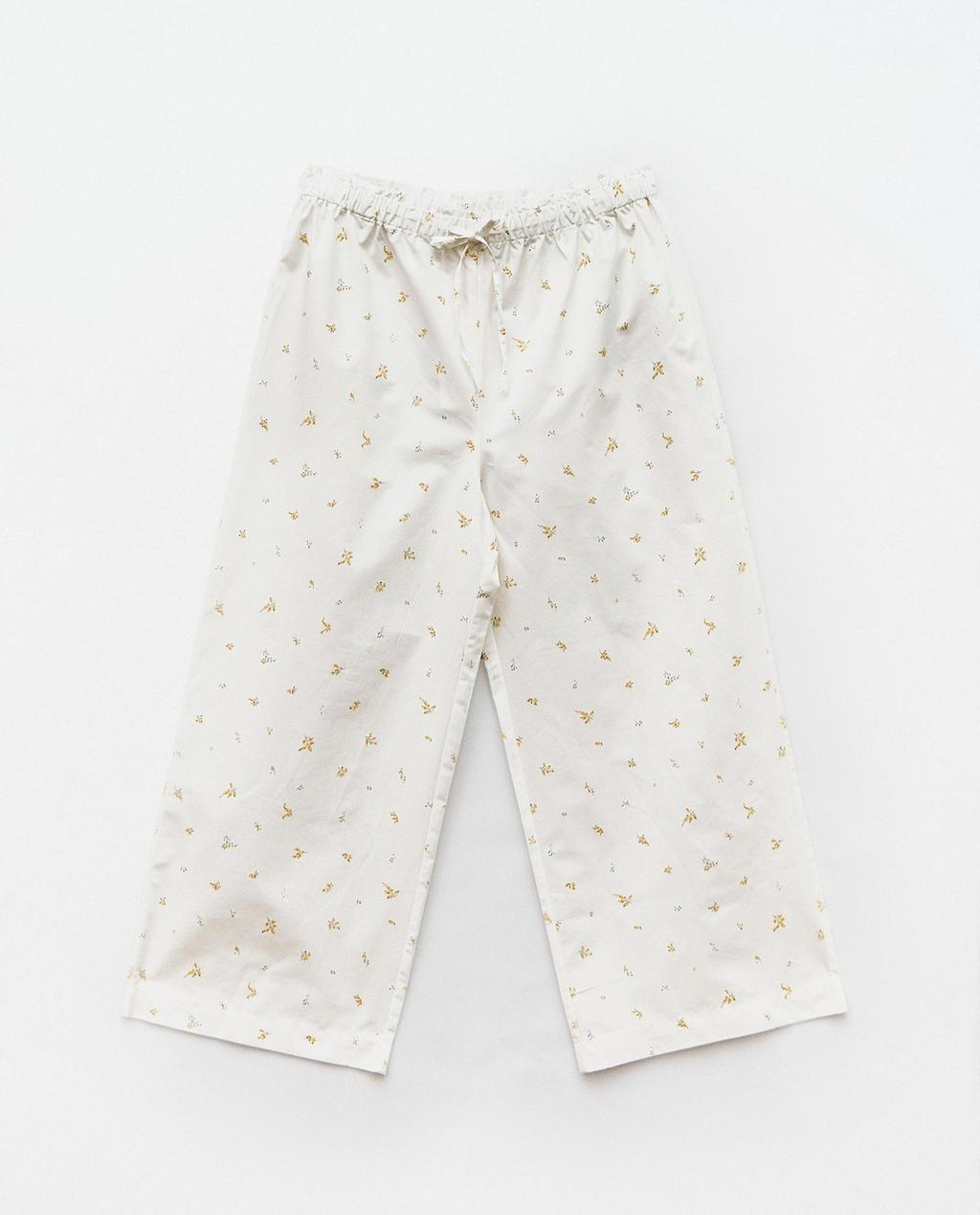 PANTALON FLEURI