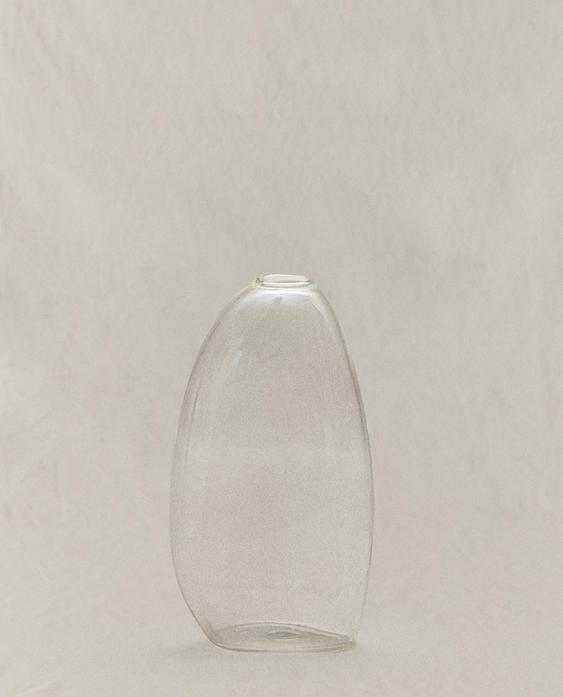 SMALL IRREGULAR GLASS VASE