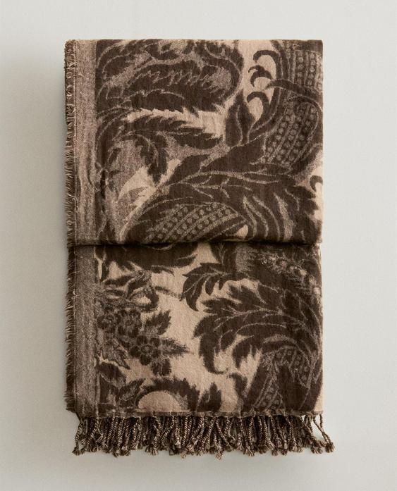 MANTA JACQUARD FLORES